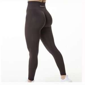 Alphalete Amplify Women's High-Rise Leggings - Chocolate Brown